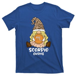 Scorpio Gnome Zodiac Sign Leopard Print Hat Cool Gift T-Shirt