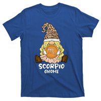 Scorpio Gnome Zodiac Sign Leopard Print Hat Cool Gift T-Shirt