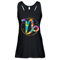 Sea Goat Zodiac Sign Symbol Horoscope Capricorn Ladies Essential Flowy Tank