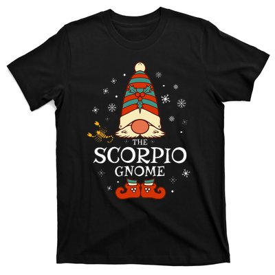 Scorpio Gnome Zodiac Sign Christmas Astrology Horoscope T-Shirt