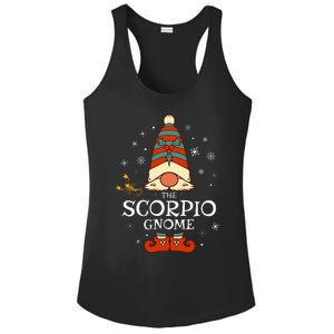 Scorpio Gnome Zodiac Sign Christmas Astrology Horoscope Ladies PosiCharge Competitor Racerback Tank