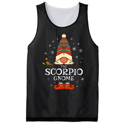 Scorpio Gnome Zodiac Sign Christmas Astrology Horoscope Mesh Reversible Basketball Jersey Tank