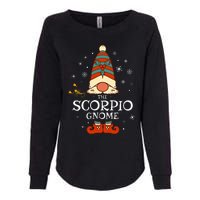 Scorpio Gnome Zodiac Sign Christmas Astrology Horoscope Womens California Wash Sweatshirt