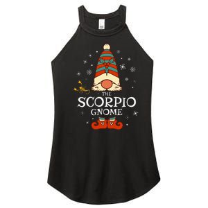 Scorpio Gnome Zodiac Sign Christmas Astrology Horoscope Women's Perfect Tri Rocker Tank