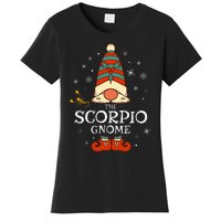 Scorpio Gnome Zodiac Sign Christmas Astrology Horoscope Women's T-Shirt