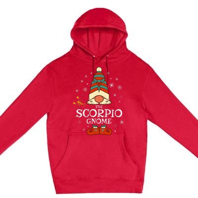 Scorpio Gnome Zodiac Sign Christmas Astrology Horoscope Premium Pullover Hoodie