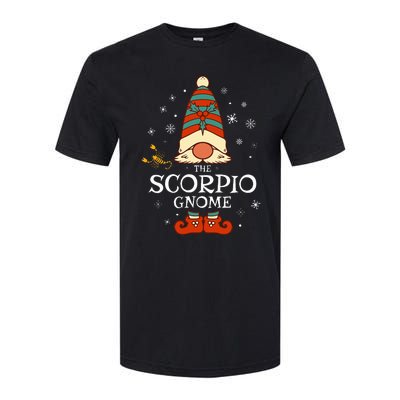 Scorpio Gnome Zodiac Sign Christmas Astrology Horoscope Softstyle CVC T-Shirt