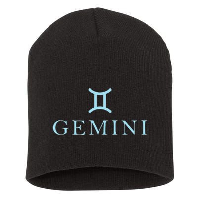 Sign Gemini Zodiac Short Acrylic Beanie