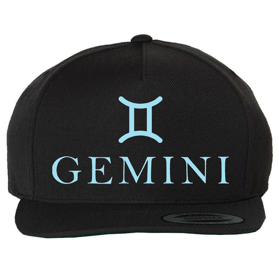 Sign Gemini Zodiac Wool Snapback Cap