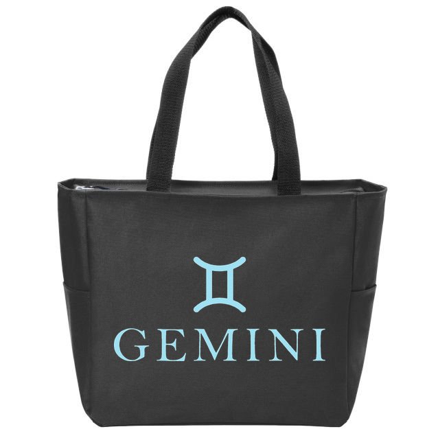 Sign Gemini Zodiac Zip Tote Bag