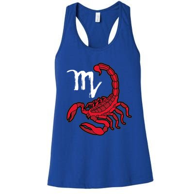 Scorpio Gift Zodiac Sign Astrology Gift Women's Racerback Tank