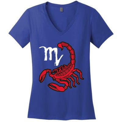 Scorpio Gift Zodiac Sign Astrology Gift Women's V-Neck T-Shirt