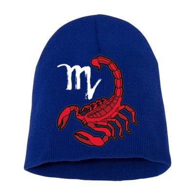 Scorpio Gift Zodiac Sign Astrology Gift Short Acrylic Beanie