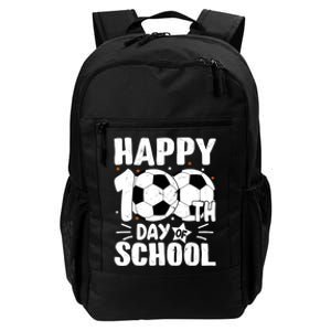 Soccer Happy 100th Day Of School Design Teacher Daily Commute Backpack