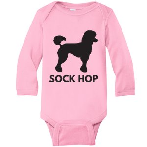 Sock Hop 50s Costume Big Poodle 1950s Party Baby Long Sleeve Bodysuit