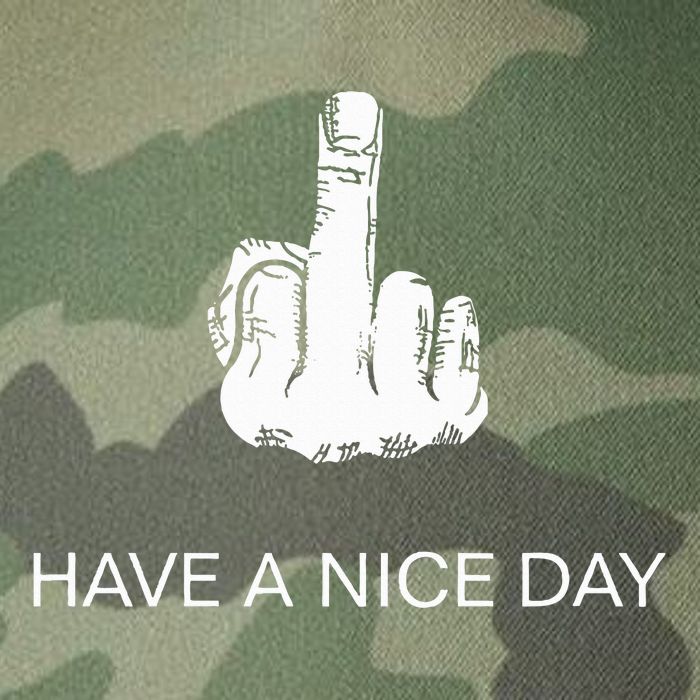 Sarcastic Have A Nice Day Middle Finger Funny Legacy Tie Dye Trucker Hat
