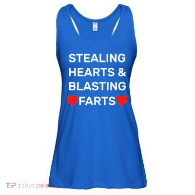 Stealing Hearts And Blasting Farts Ladies Essential Flowy Tank