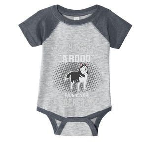 Siberian Husky Arooo Breeder Fur Parent Sled Dog Breed Infant Baby Jersey Bodysuit