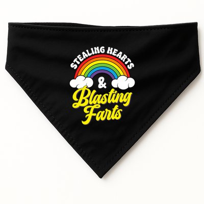 Stealing Hearts And Blasting Farts USA-Made Doggie Bandana