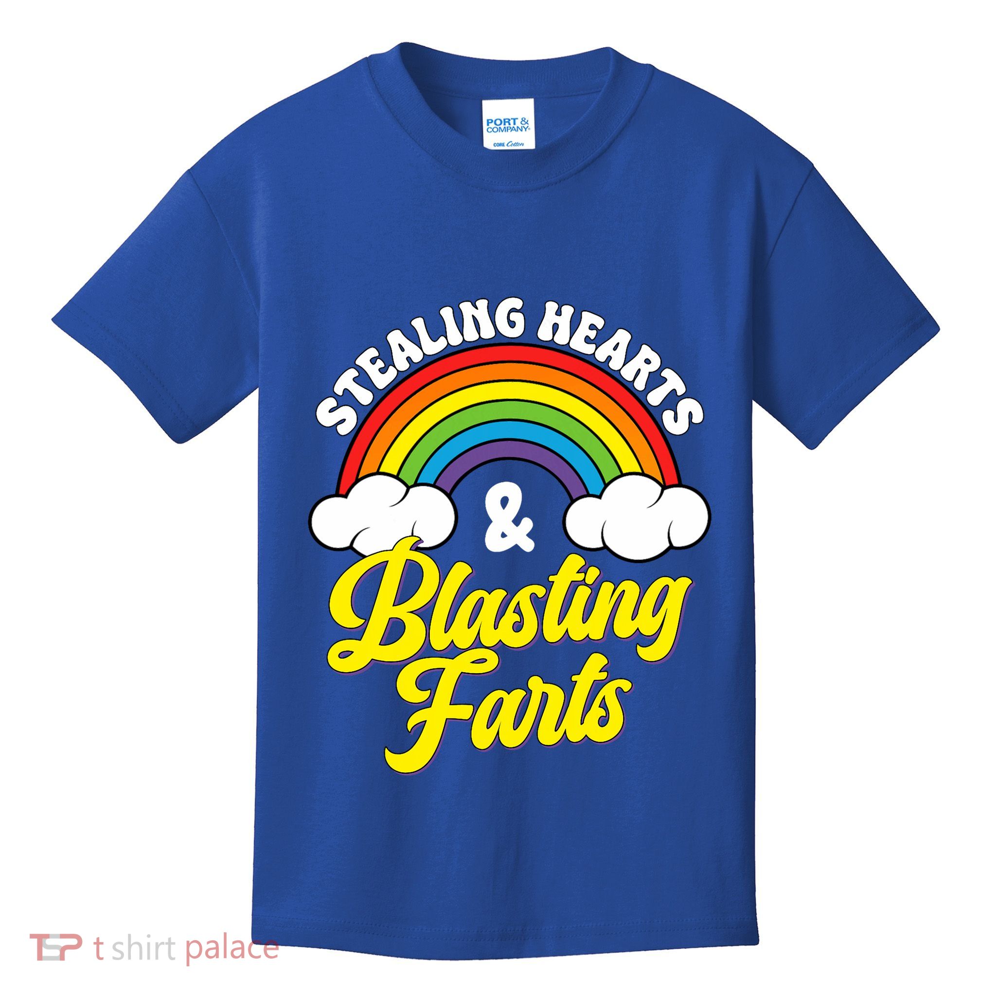Stealing Hearts And Blasting Farts Kids T-Shirt