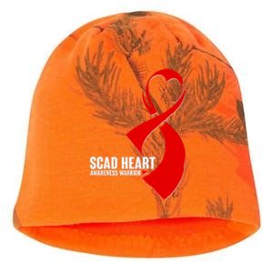 SCAD Heart Awareness Warrior Heart Attack Awareness Kati - Camo Knit Beanie