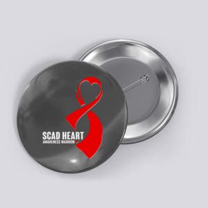 SCAD Heart Awareness Warrior Heart Attack Awareness Button