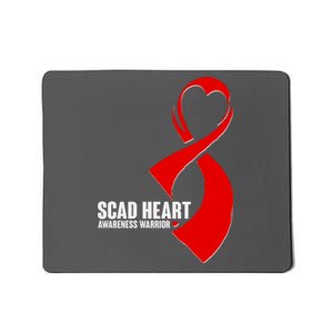 SCAD Heart Awareness Warrior Heart Attack Awareness Mousepad