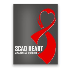 SCAD Heart Awareness Warrior Heart Attack Awareness Poster