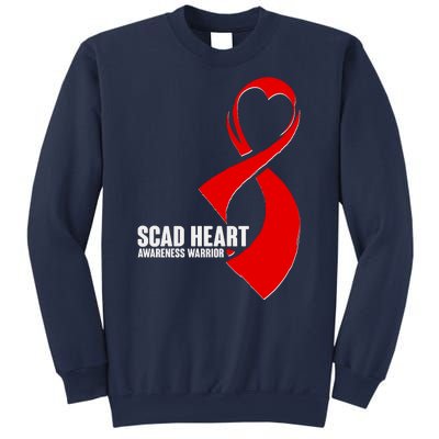 SCAD Heart Awareness Warrior Heart Attack Awareness Sweatshirt