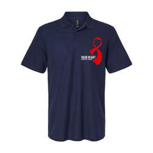 SCAD Heart Awareness Warrior Heart Attack Awareness Softstyle Adult Sport Polo