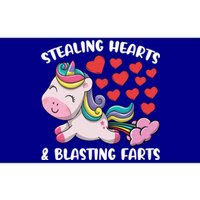 Stealing Hearts And Blasting Farts Valentines Unicorn Gift Bumper Sticker