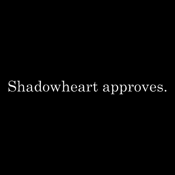 Shadow Heart Approves Funny Simple Text Apparel Daily Commute Backpack