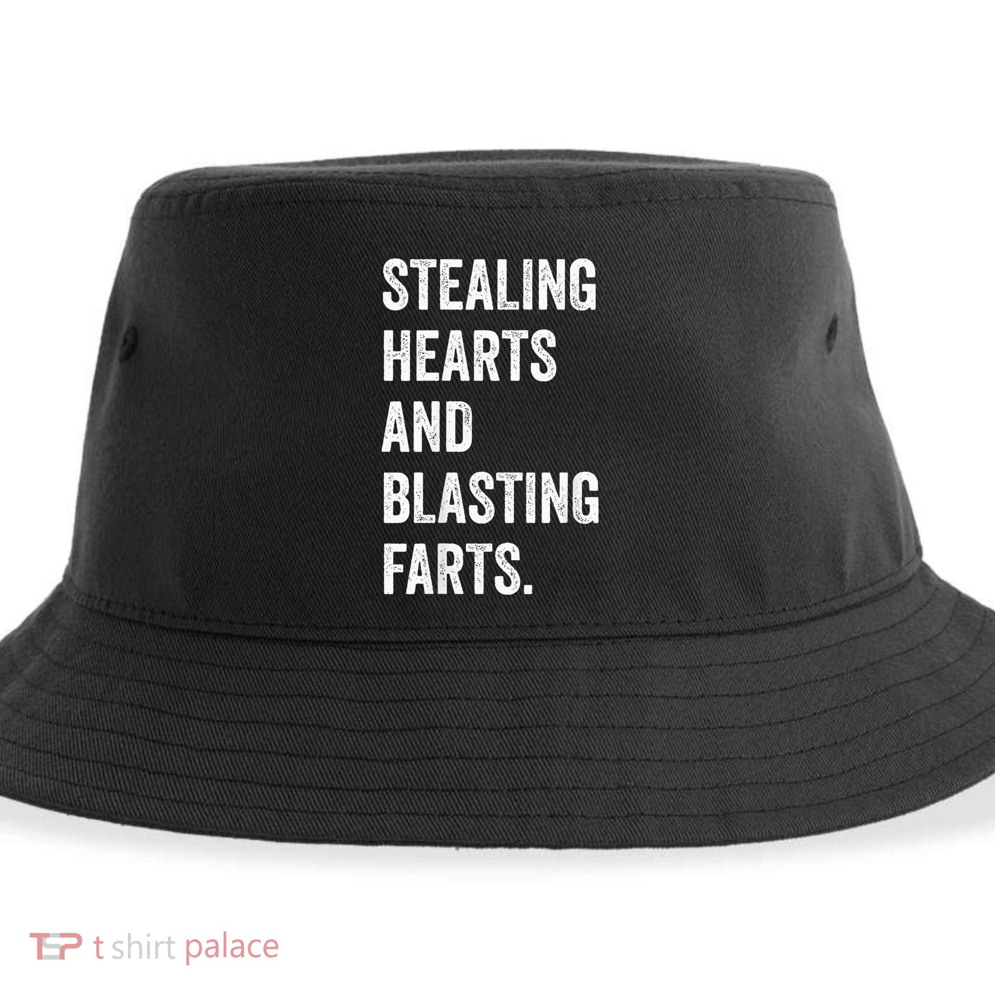 Stealing Hearts And Blasting Farts Sustainable Bucket Hat