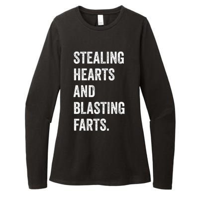 Stealing Hearts And Blasting Farts Womens CVC Long Sleeve Shirt