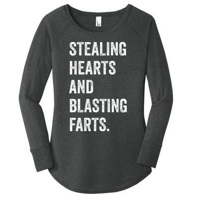 Stealing Hearts And Blasting Farts Women's Perfect Tri Tunic Long Sleeve Shirt