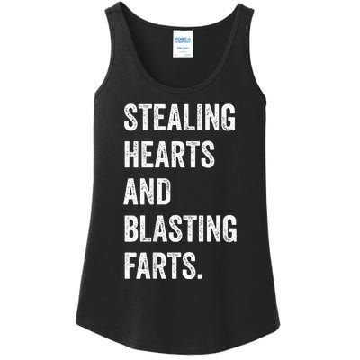 Stealing Hearts And Blasting Farts Ladies Essential Tank