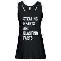 Stealing Hearts And Blasting Farts Ladies Essential Flowy Tank