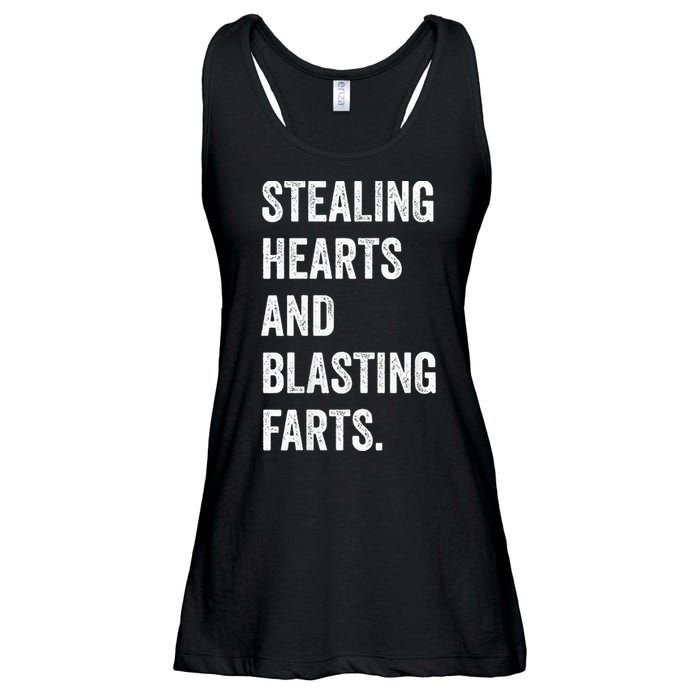 Stealing Hearts And Blasting Farts Ladies Essential Flowy Tank