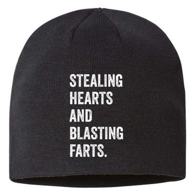 Stealing Hearts And Blasting Farts Sustainable Beanie