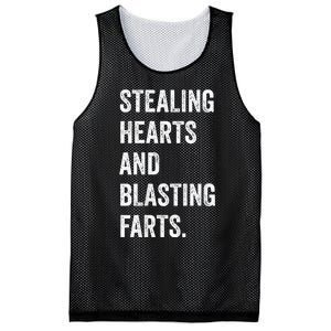 Stealing Hearts And Blasting Farts Mesh Reversible Basketball Jersey Tank