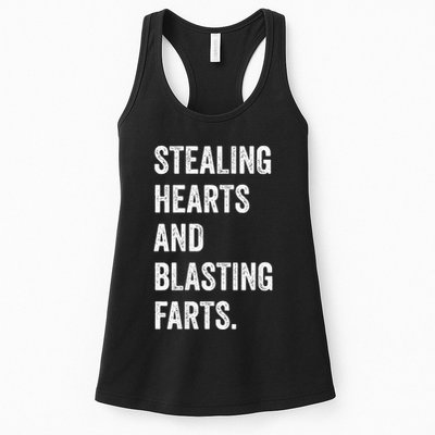 Stealing Hearts And Blasting Farts Womens Tank Top