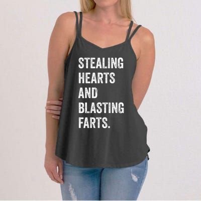 Stealing Hearts And Blasting Farts Women's Strappy Tank