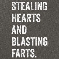 Stealing Hearts And Blasting Farts Cotton Canvas Backpack