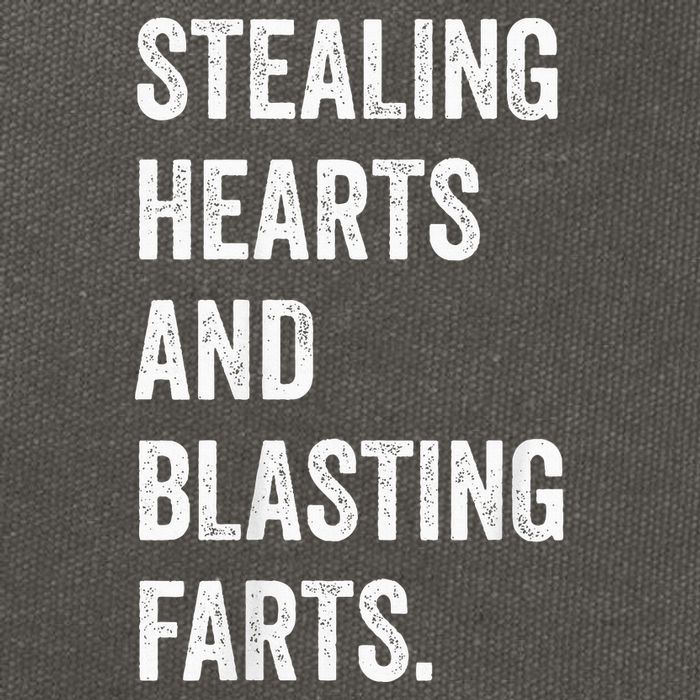 Stealing Hearts And Blasting Farts Cotton Canvas Backpack