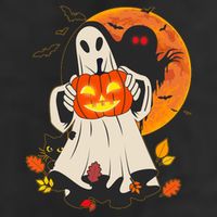 Spooky Halloween Autumn Ghost Jackolantern Cool Comfort Performance Bucket Hat