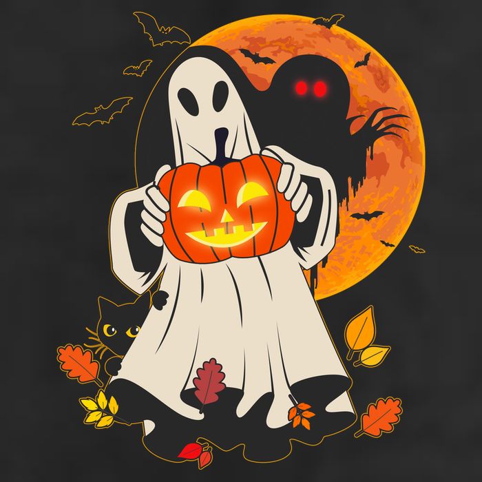 Spooky Halloween Autumn Ghost Jackolantern Cool Comfort Performance Bucket Hat