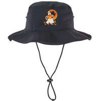 Spooky Halloween Autumn Ghost Jackolantern Bucket Hat