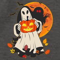 Spooky Halloween Autumn Ghost Jackolantern Vector Backpack