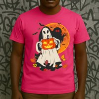 Spooky Halloween Autumn Ghost Jackolantern T-Shirt