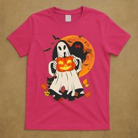 Spooky Halloween Autumn Ghost Jackolantern T-Shirt